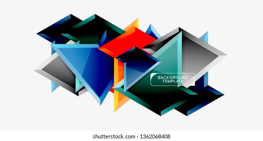 Fondo de diseño mínimo geométrico. Afiche moderno del vector