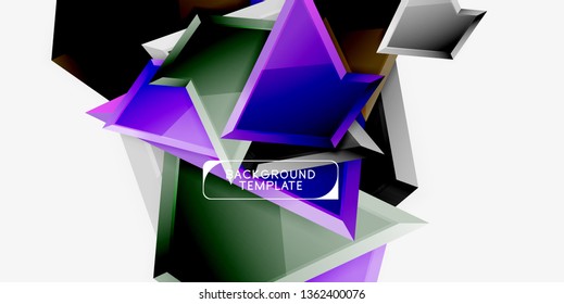 Fondo de diseño mínimo geométrico. Afiche moderno del vector