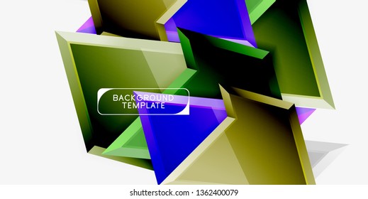 Fondo de diseño mínimo geométrico. Afiche moderno del vector