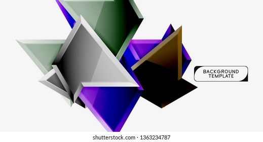 Fondo de diseño mínimo geométrico. Afiche moderno del vector
