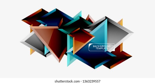 Fondo de diseño mínimo geométrico. Afiche moderno del vector
