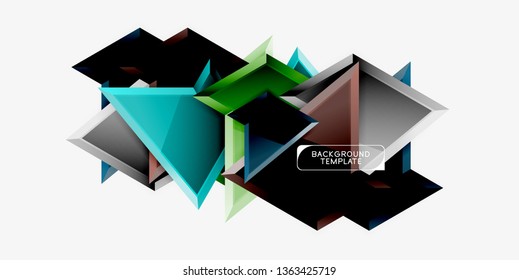 Fondo de diseño mínimo geométrico. Afiche moderno del vector