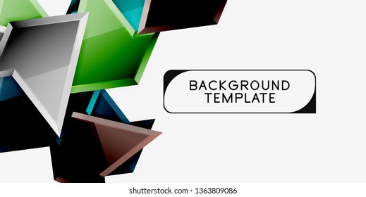 Fondo de diseño mínimo geométrico. Afiche moderno del vector