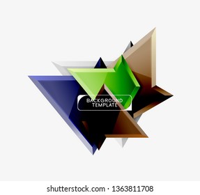 Fondo de diseño mínimo geométrico. Afiche moderno del vector
