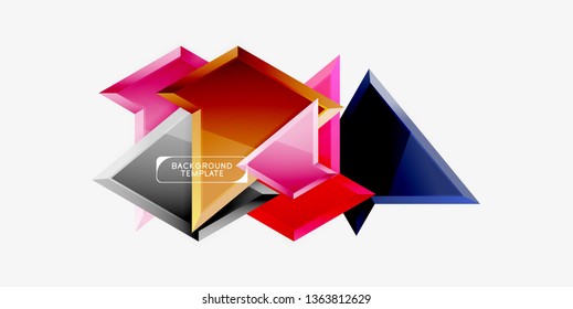 Fondo de diseño mínimo geométrico. Afiche moderno del vector