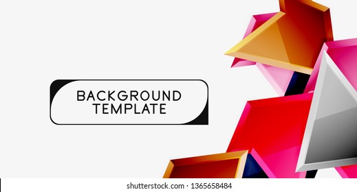 Fondo de diseño mínimo geométrico. Afiche moderno del vector