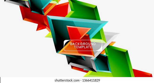 Fondo de diseño mínimo geométrico. Afiche moderno del vector