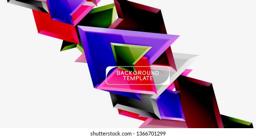 Fondo de diseño mínimo geométrico. Afiche moderno del vector