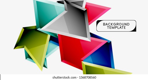 Fondo de diseño mínimo geométrico. Afiche moderno del vector