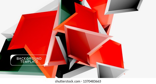 Fondo de diseño mínimo geométrico. Afiche moderno del vector