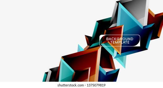 Fondo de diseño mínimo geométrico. Afiche moderno del vector