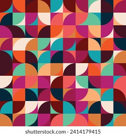 Dibujo de patrones geométricos mínimos con forma simple. Diseño de patrones abstractos para banner web, branding, business, wallpaper