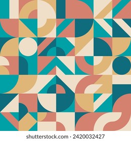Geometric minimal pattern artwork with simple shape. Abstract pattern design for web banner, branding, business, wallpaper