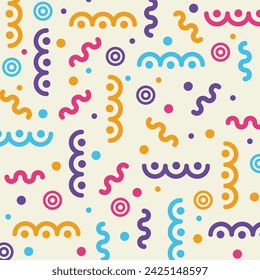 Geometric minimal pattern artwork with simple shape. Abstract pattern design for web banner, branding, business, wallpaper