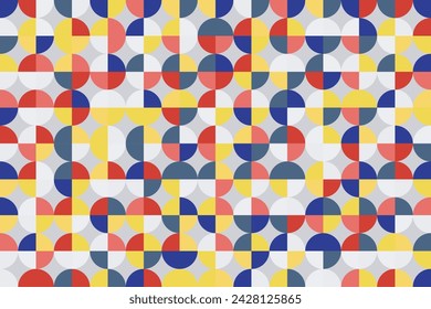 Geometric minimal pattern artwork with simple shape. Abstract pattern design for web banner, branding, business, wallpaper