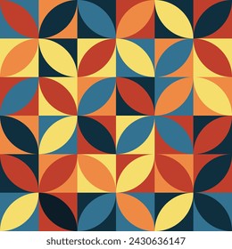 Geometric minimal pattern artwork with simple shape