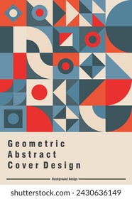 Geometric minimal pattern artwork with simple shape
