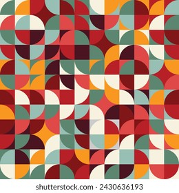 Geometric minimal pattern artwork with simple shape