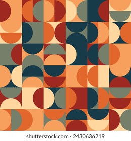 Geometric minimal pattern artwork with simple shape
