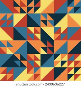 Geometric minimal pattern artwork with simple shape