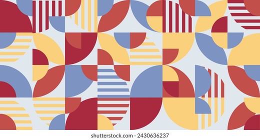 Geometric minimal pattern artwork with simple shape