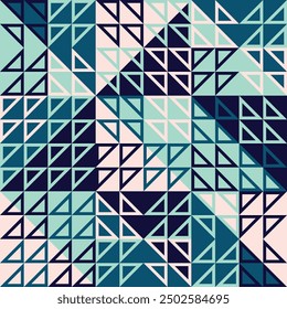 Geometric minimal pattern artwork with simple shape. Vector illustration