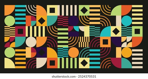 Geometric minimal pattern. Minimal line simple shape.vector pattern template.