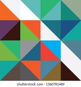 Geometric minimal vector colorful background pattern. Abstract illustration graphic wallpaper for template,banner,cover design,social media advertising. EPS10