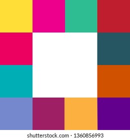 Geometric minimal vector colorful background pattern design. Abstract square illustration graphic simple shape wallpaper for template,banner,cover,social media advertising. EPS10