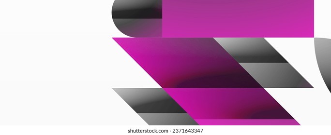 Geometric minimalism with triangles and circles. Blend of basic shapes creating serene, visually pleasing compositions. Wallpaper, banner, background, landing page, wall art, invitation, prints