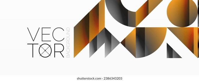 Geometric minimalism with triangles and circles. Blend of basic shapes creating serene, visually pleasing compositions. Wallpaper, banner, background, landing page, wall art, invitation, prints