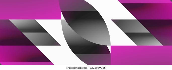 Geometric minimalism with triangles and circles. Blend of basic shapes creating serene, visually pleasing compositions. Wallpaper, banner, background, landing page, wall art, invitation, prints