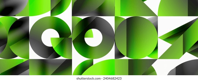Geometric minimalism with triangles and circles. Blend of basic shapes creating serene, visually pleasing compositions. Wallpaper, banner, background, landing page, wall art, invitation, prints