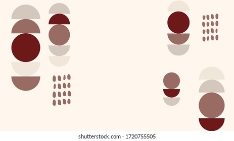 Geometric minimalist abstract background template elements modern.Applicable for flyer, brochures, posters, covers and banners. Vector illustrations.