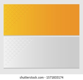 Geometric minimalist abstract monochromatic header vector. Editable layout banner template.