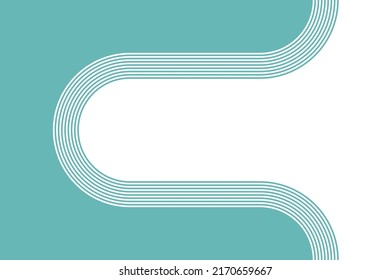 Geometric minimalist artwork with simple line.