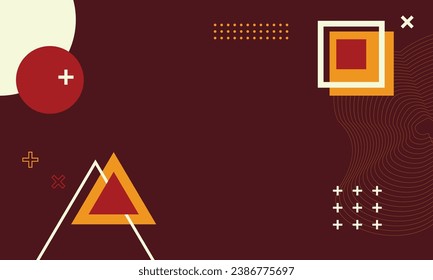 Geometrischer minimalistischer Hintergrund für Banner und Poster-Grafik