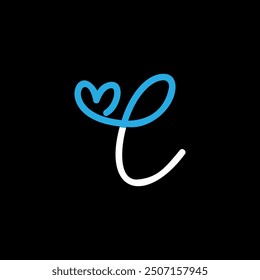 Geometric Minimalist Letter C Logo Icon Vector