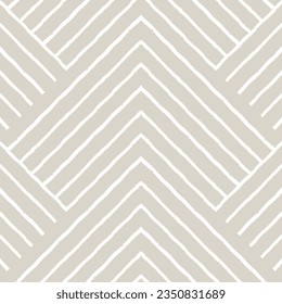 Geometric Minimalist Line Pattern. Nude Aesthetic Contemporary  Seamless Vector Background.