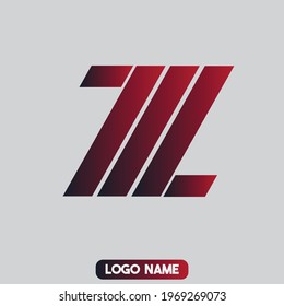 Geometric minimalist logo design, With gradient color, Easy editable can be used for many purpose.