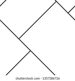 Geometric minimalist pattern. Lines, monochrome. 