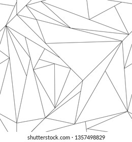 Geometric minimalist pattern. Lines, monochrome. 