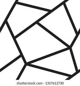 Geometric minimalist pattern. Lines, monochrome. 