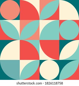 Geometric minimalist style, abstract creative composition of geometric shapes, cover design, business presentations, books, layout for printing on textiles, Wallpaper design