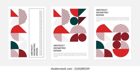 Geometric minimalistic artwork cover with shape and figure. Abstract pattern design style for cover, web banner, landing page, business presentation, branding, packaging, wallpaper