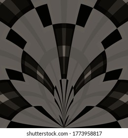 Geometrisches minimalistisches Muster. Abstraktes Design für Werbemarken, Webbanner, Business und Bildschirmhintergrund