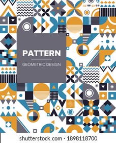 Geometric minimalistic pattern. Abstract design for advertising branding, web banner, business and Wallpaper