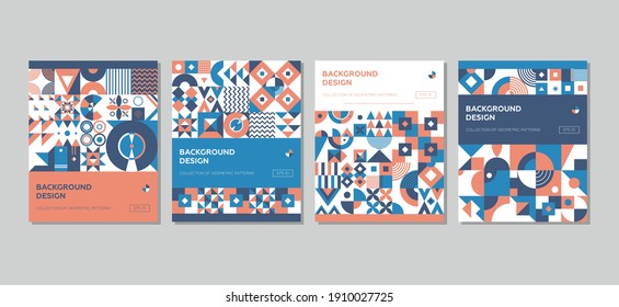 Geometric minimalistic pattern. Abstract design for advertising branding, web banner, business and Wallpaper