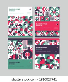 Patrón geométrico minimalista. Diseño abstracto de marca publicitaria, banner web, negocios y fondo de escritorio