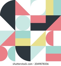 Patrón geométrico minimalista al estilo escandinavo.Diseño abstracto para la publicidad de marca, banner web, negocios y papel tapiz